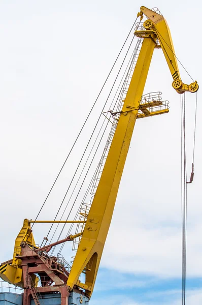 Port crane boom — Stock Photo, Image