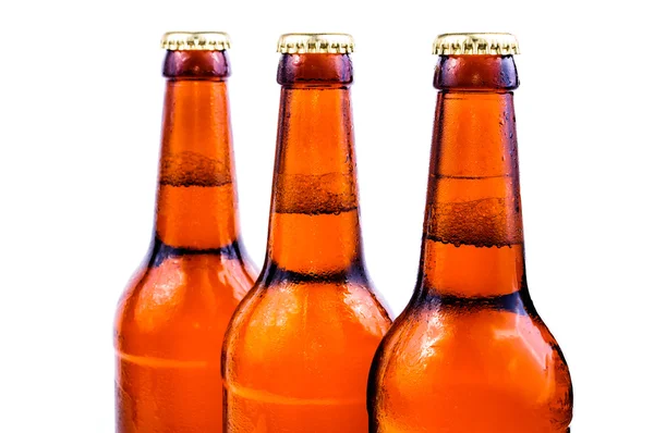 Hikinen olutpullo — kuvapankkivalokuva