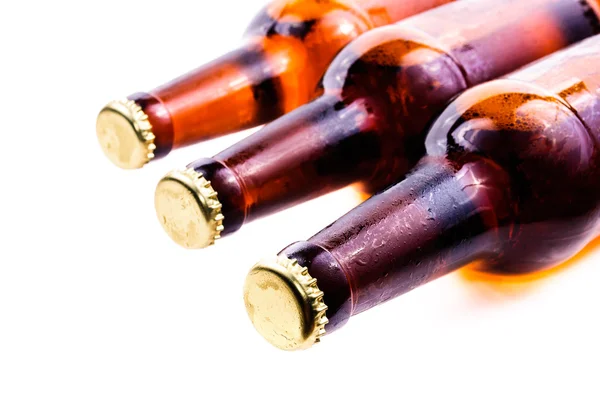 Propocené láhev piva — Stock fotografie