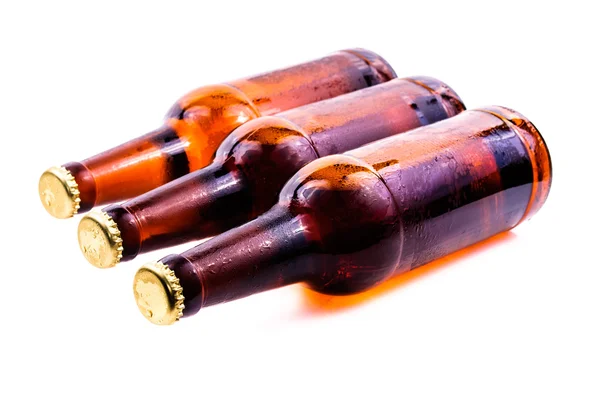 Propocené láhev piva — Stock fotografie