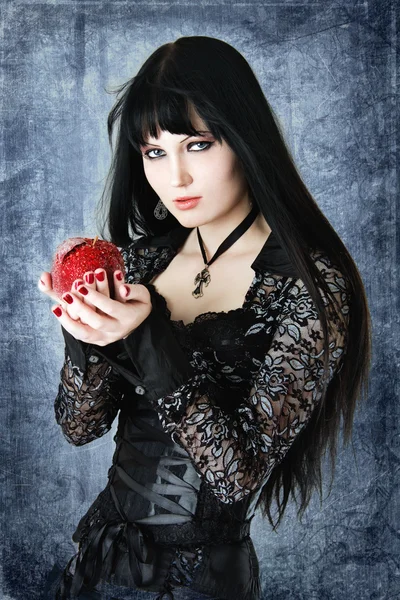 Gotisches Mädchen — Stockfoto