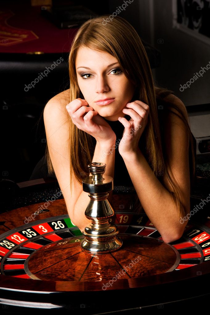 девушка в казино картинки