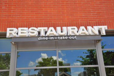 Restaurant signage clipart