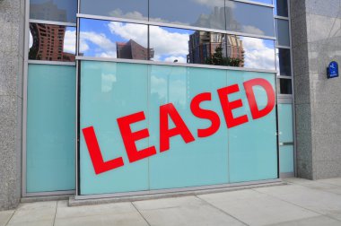 Leased Sign clipart