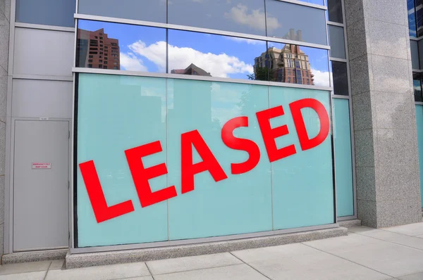 stock image Leased Sign