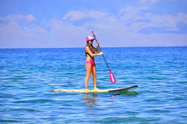 Surfer, kaanapali, maui, hawaii — Stockfoto