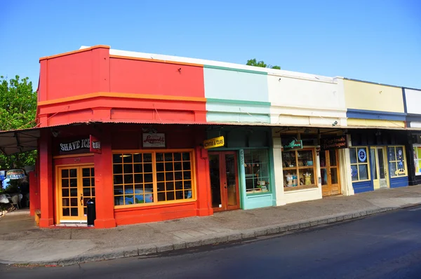 老拉海纳店面，毛伊岛 — 图库照片