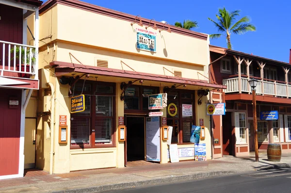 Старые магазины Лахайны, Мауи — стоковое фото