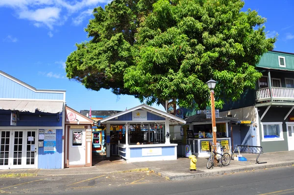 老拉海纳店面，毛伊岛 — 图库照片