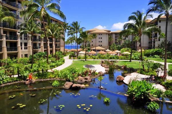 Maui beach resort Stock Photo