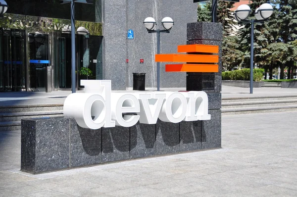Devon energy Canadese hoofdkantoor — Stockfoto
