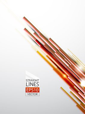 Orange lines abstract background clipart