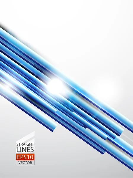 Blå raka linjer abstrakt bakgrund — Stock vektor
