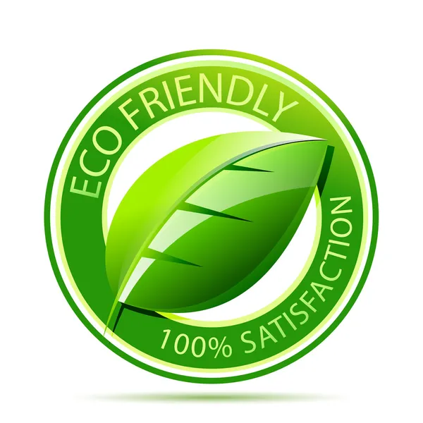 Eco friendly label — Stock Vector