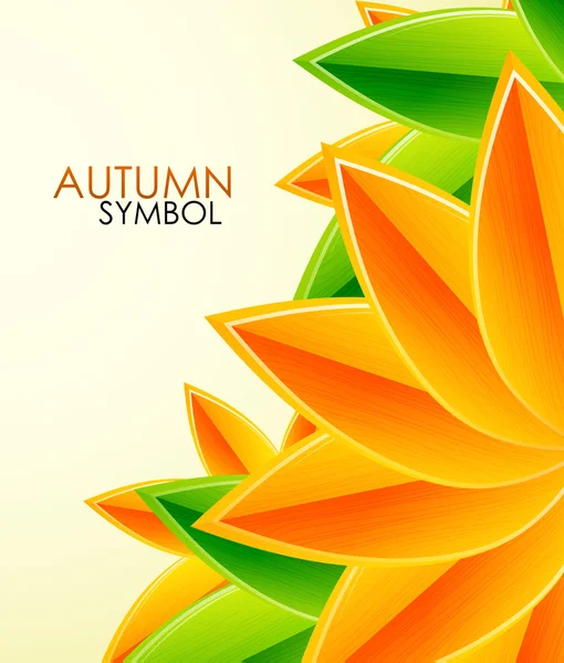 Feuilles d'automne fond vectoriel — Image vectorielle