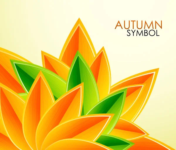 Herbst Blätter Vektor Hintergrund — Stockvektor