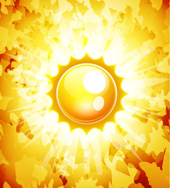 Fond abstrait vecteur Sunshine — Image vectorielle