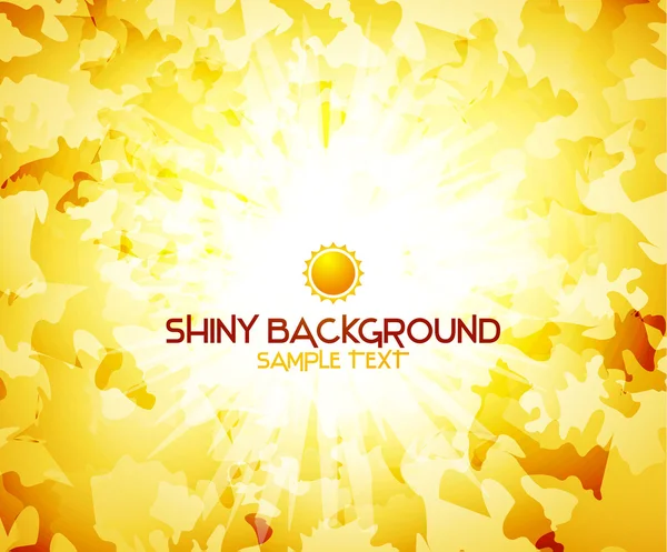 stock vector Sunshine yellow abstract background