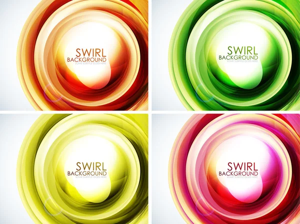 Swirl abstract background — Stock Vector