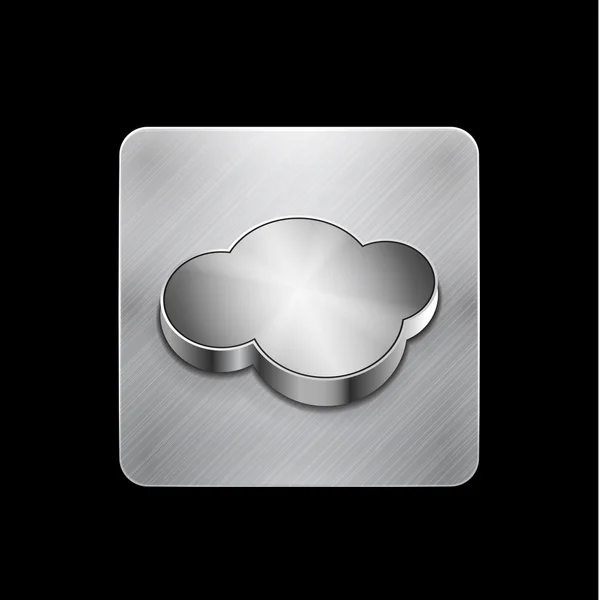Vector cloud phone button — Stock Vector