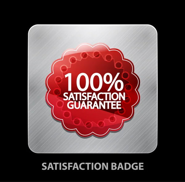 Satisfaction app icon — Stock Vector