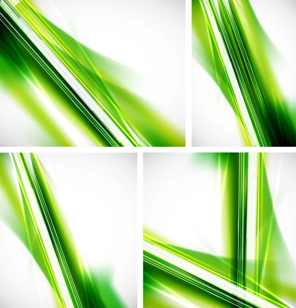 Green lines background — Stock vektor