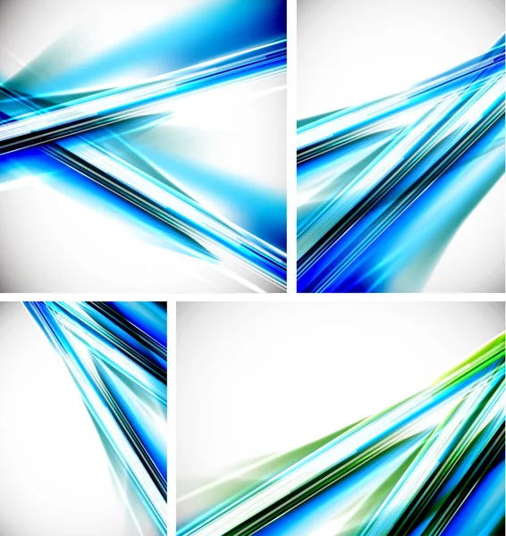 Vector blue line backgrounds — Stock Vector