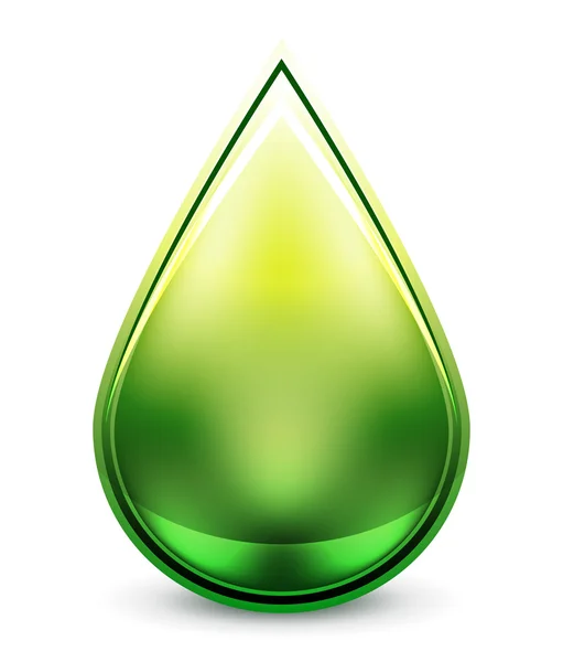Hi-tech icona goccia d'acqua — Vettoriale Stock