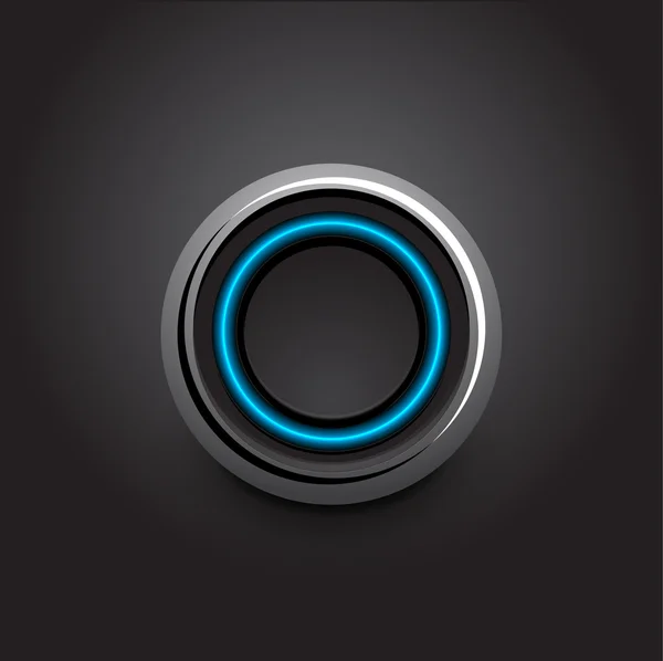 ベクトル ハイテク光ボタンのデザイン — ストックベクタ