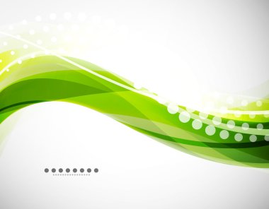 Vector flowing wave line background clipart