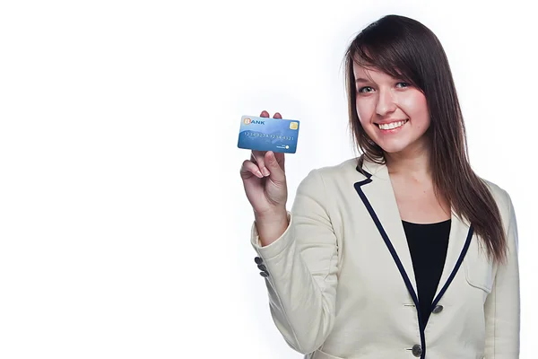 Köp med kreditkort — Stockfoto