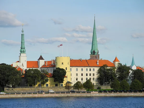 Slottet i riga i Lettland — Stockfoto