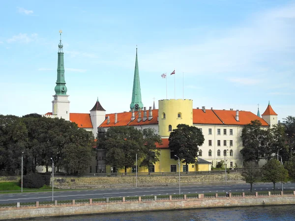 Castillo de Riga en Letonia Fotos De Stock