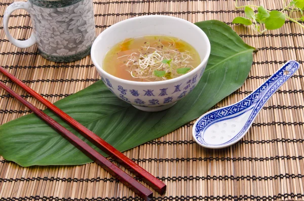Very light and tasty Miso soup — Stockfoto