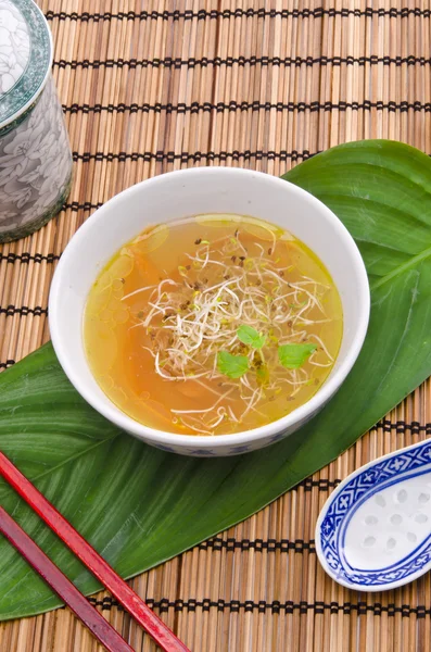 Very light and tasty Miso soup — Stockfoto