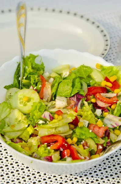 Yaz ızgara salata — Stok fotoğraf