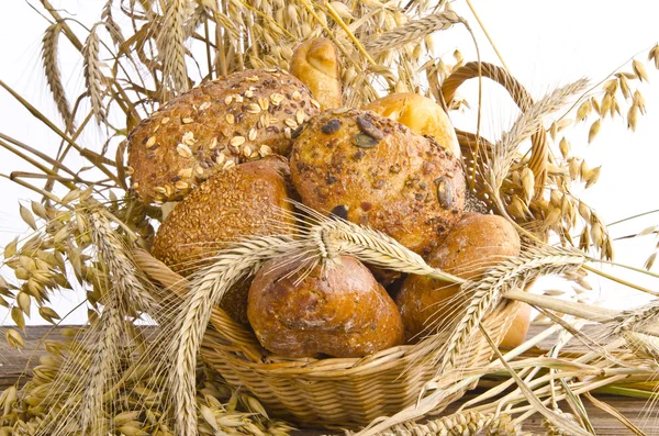 Mixed bread rolls — Stock Photo, Image