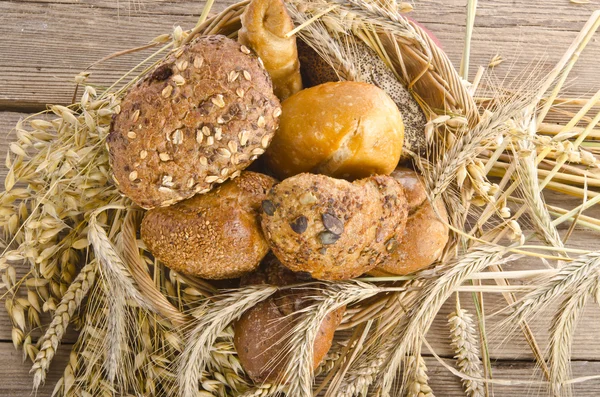 stock image Mixed bread rolls