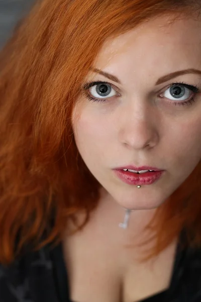 Red haired girl — Stock Photo, Image