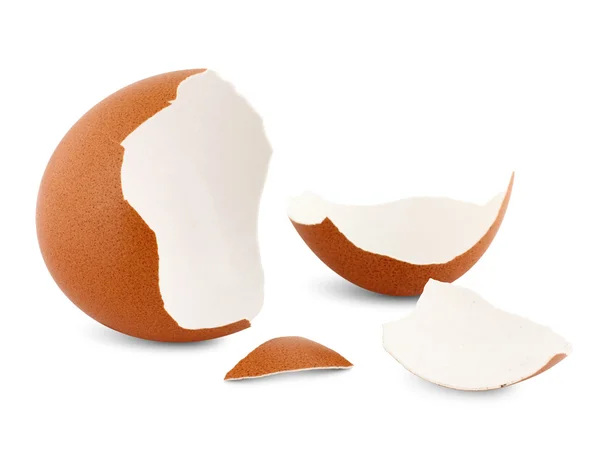 Stock image Crash egg isolated on a white