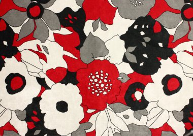 çiçek desenli kumaş