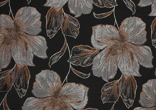 stock image Fabric with flower pattern