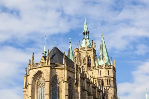 Dom hill of Erfurt Germany — Stock Photo, Image