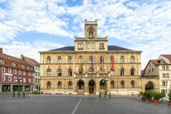 Stadshuset weimar i Tyskland, världsarv — Stockfoto
