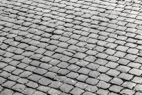 Стара брукова кам'яна вулиця — стокове фото