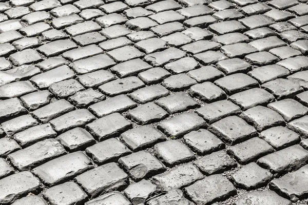 Stary brukowanych kamień ulicy — Zdjęcie stockowe