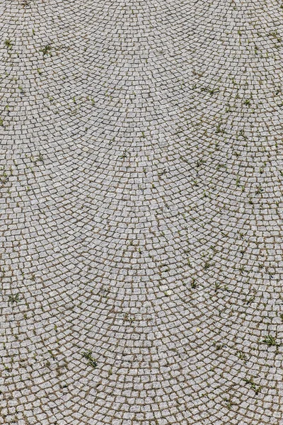 Стара брукова кам'яна вулиця — стокове фото