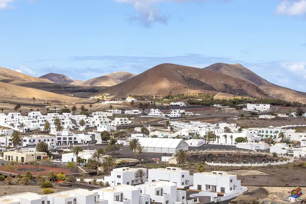 Köy uga Kanarya Adası Lanzarote, İspanya — Stok fotoğraf
