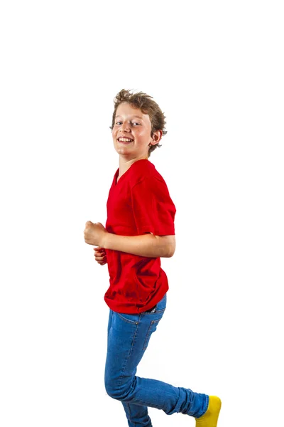 Glad glad pojke njuta av livet — Stockfoto