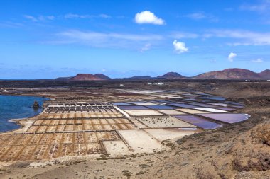 tuz rafineri, tuzlu janubio, lanzarote, İspanya